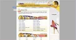 Desktop Screenshot of coindatabase.com